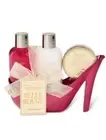 Basket Gift Woman Set Shower Gel+Hand Cream+Body Cream Vanilla