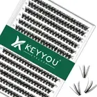 Lash Clusters 300Pcs Individual Lashes 50D 0.07C Curl 11Mm DIY Eyelash Extension