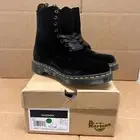 Dr Martens 1460 Pascal Black Velvet Women’s Boot - Women’s US Size 5 Brand New