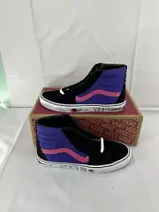 Vans SK8 HI Disruptive Mens Shoes Black-Spectrum Blue Size 10 New In Box