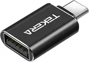 TEKERA USB C to USB Adapter, 10Gbps USB C to USB Adapter USB C 3.2 Gen 2 Male to USB A Female OTG Adapter Compatible with iPhone 15 16/Samsung/MacBook Pro/Air/iPad Pro,Thunderbolt 4/3 (1 Pack)