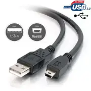 Type A to Mini-B Male USB Cable Cord Lead Wire for Snooper Truckmate SAT NAV GPS