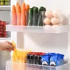 Fridge Side Door Organizer Transparent Freezer Side Door Cases Standing Fridge