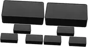 jojofuny 2sets Portable Plastic Electrical Box Miniature Project Case Durable Plastic Electronics for Chargers Gadgets 4pcs*2
