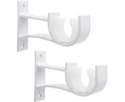 Sturdy Curtain Rod Brackets Rod Holders Curtain Rod Holder Curtain Rod Bracket (Set of 2)