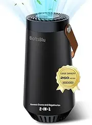 Car Air Purifier, Ozone Generator and Negative Ion 2-in-1 Machine for Home,Bedroom to Remove Odor,Smoke Smell,Dust, Pet Dander, Room Deodoriser, No Hepa Filter,Mini Portable Size,