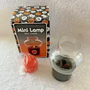 Halloween mini lamp with candle skeleton candle scary fun