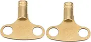 BUGUUYO 2pcs Copper Bleeding Radiator Key Tool for Air Plumbing Heating Vent Key for Efficient Radiator Bleeding and Compatibility with Rv Components