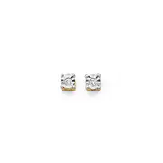 9ct Gold Diamond Stud Earrings