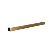 HOTWIRE Hotwire Heated Towel Rail Low Voltage - Single Square Bar 600mm Wide - Brushed Gold
