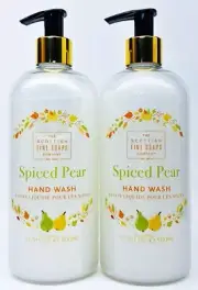 2 Scottish Fine Soaps SPICED PEAR Cream Hand Wash Soap 17.5 oz