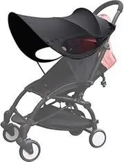 Universal Baby Stroller Sun Shade Sun Protection Sun Shade for Strollers Car Seats Pram Pushchair Buggy Baby Stroller Sun Shield Sun Rain Canopy Cover Awning Anti-UV Toddlers Stroller Canopy Sun Shade