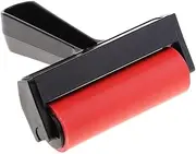 Prettyia 10cm Rubber Blocks Printing Brayer Roller Brush for Art Crafts Decoupage Tool for Paper Fabric Printing, Scrapbooks, Wallpapers