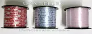 3/16" Curling Ribbon Happy Birthday, It's a Girl 100 feet - You Pick