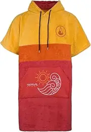 WAVE HAWAII Paia Bath Poncho for Men and Women, Size L 170-200 cm, 95% Cotton Surf Poncho for Adults, Terry Towelling Poncho Towel, High Water Absorption, Changing Aid for Beach, Adults