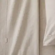 Sheridan Washed Linen Cotton Pair Pillowcase in Natural Size: Standard