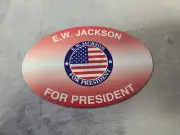 EW Jackson Official Campaign Magnet Rare 2024 Presidential Candidate 6" X 4"
