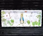 Beatrix Potter Peter Rabbit Melamine Serving Tray Easter 19" Floral Charcuterie