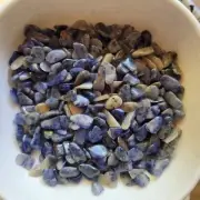 Sodalite polished natural crystal gemstone chips 100gr Bags