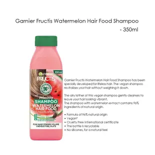 法國製 Garnier Fructis Watermelon Shampoo 西瓜 清爽控油 蓬鬆飛揚 洗髮乳 新品