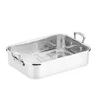 Scanpan Impact Roasting Pan With Rack - 48cm x 31cm