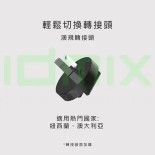 IDMIX EU/AU/UK STANDARD ADAPTER (CH05-A) 三合一 萬用轉接頭