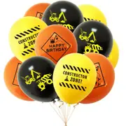 24PCS Construction Truck Balloon Set Party Supplies Kids Birthday Decoration
