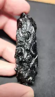 Billitonite Tektite Satam Meteorite Indonesia 26 Grams - 880095