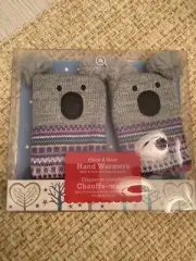 Aroma Home Click & Heat KAOLA HAND WARMERS Reusable New FREE Shipping!