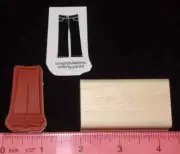 Congratulations Smarty Pants Stamp Stampin Up Patterned Occasions Set Unmounted