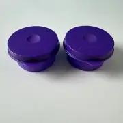 Tupperware Large Smidgets Dressing Container 1oz Set of 2 Purple
