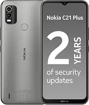 [Nokia] C21 Plus Smartphone with 6.5" HD+ Display, Toughened Glass, 2-Day Battery Life, 13MP Dual-Camera with HDR, Panorama & Beautification, Clean OS, 2 Years Security Updates, Dual-Sim - Grey