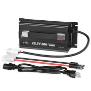 LiTime 29.2V 20A AC-DC Charger for 24V LiFePO4 Lithium Battery