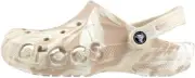 Crocs Unisex Baya Marbled Clog Chai/Multi - US Men 5 Women 7 EU 37-38