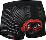 SHANGLIN Men Cycling Shorts Gel Padded MTB Bicycle Bike Underwear Shorts Breathable Quick Dry Biking Shorts