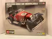 1:18 BURAGO DIECAST METAL MODEL KIT 1928 MERCEDES SSK MONTECARLO