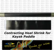 Kayak Paddle Heat Shrink Plastic Sleeve Roving Contracting Cover Hand Hold Grip