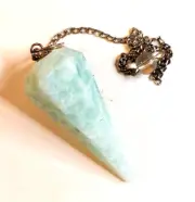 AMAZONITE PENDULUM #7698 - FREE AUSTRALIAN POSTAGE