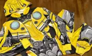 NEW Transformers BumbleBee Mens Hooded Fleece Pajama Costume Union Suit XL