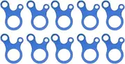 3 Holes Rope Tensioner Guy Line Cord Tightening Adjusters Outdoor Activity Aluminum Alloy Kit (Blue)