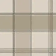 Bramble Check Wallpaper Belgravia Beige