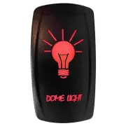 On/off Red Dome Light Rocker Switch LED backlit for auto and Boat[5362A29]