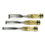 Westward Wood Chisel Set,3 PC 4YR15 Westward 4YR15 190735860090 Steel
