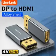 Unnlink 4K DisplayPort to HDMI-Compatible Adapter Male to Female DP to HDMI Vide