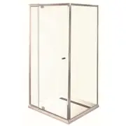 Rick McLean's 990 x 980 x 2000mm Smart Pivot Front And Return Shower Screen
