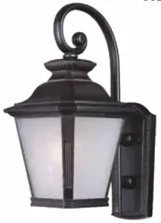 Maxim Lighting 1125FSBZ Knoxville 1-LT Medium Outdoor Lantern, Bronze