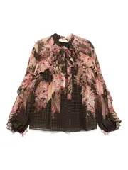 [Zimmermann] Zimmermann-Blusa In Viscosa Illuminate Flutter-Donna 0