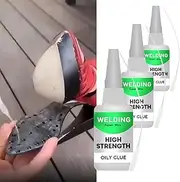 Welding High-Strength Oily Glue, Universal Super Glue Gel, Uniglue Universal Super Glue for Plastic, Rubber, Metal, Wood, Ceramics, Leather (3PCS,50g)