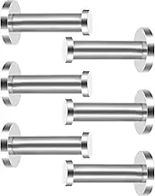 (7.6cm ) - eBoot 6 Pieces Stainless Steel Wall-Mount Robe Hook Coat Hook Towel Wall Hook, Brushed Nickel (7.6cm )