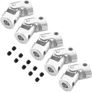 5Pack Mirthobby Universal Rotatable Steering Shaft U Joint Coupling Motor Connector Coupler for RC Car Robot Crawler Boat (5mm to 5mm)
